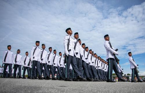 PERBARISAN TAMAT LATIHAN PERAJURIT MUDA UDARA SIRI 70/25