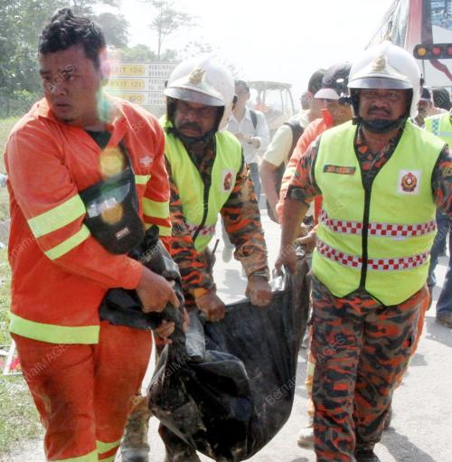 KEMALANGAN BAS PERSIARAN
