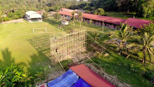 PERSIAPAN REPLIKA MASJID SRI SENDAYAN
