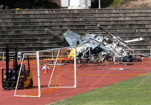 INSIDEN HELIKOPTER TERHEMPAS