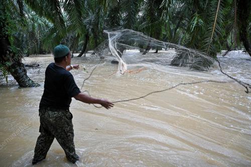 TINJAUAN BANJIR SEKITAR MANJUNG