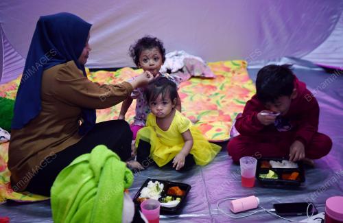 TINJAUAN PUSAT PEMINDAHAN SEMENTARA DI MATANG