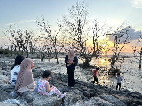 PANDANGAN MATAHARI TERBENAM