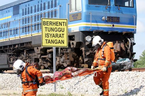 LATIHAMAL KEMALANGAN TREN