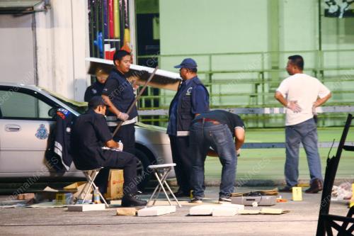 POLIS RAMPAS SEJUMLAH SENJATA