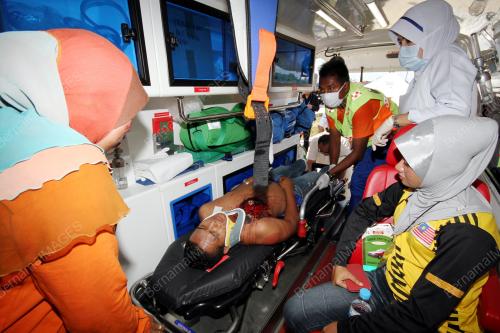 LATIHAMAL KEMALANGAN TREN