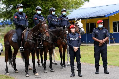 Unit berkuda Pasukan Simpanan Persekutuan (FRU) Polis Diraja Malaysia (PDRM)