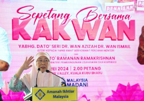 DATUK SERI DR WAN AZIZAH WAN ISMAIL