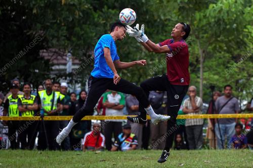 PERLAWANAN PERSAHABATAN AKMAL VS SANUSI