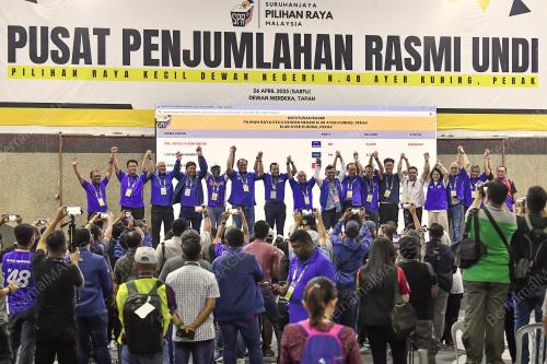 KEPUTUSAN RASMI UNDI DUN AYER KUNING