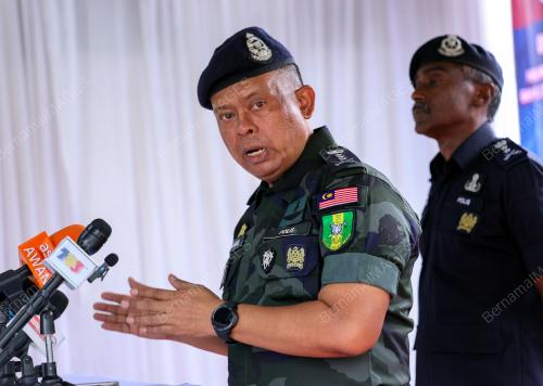 SIDANG MEDIA KETUA POLIS JOHOR DATUK KAMARUL ZAMAN