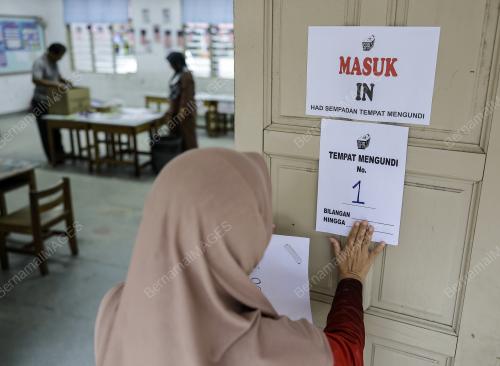 PERSIAPAN MENJELANG HARI PENGUNDIAN PRK KEMAMAN