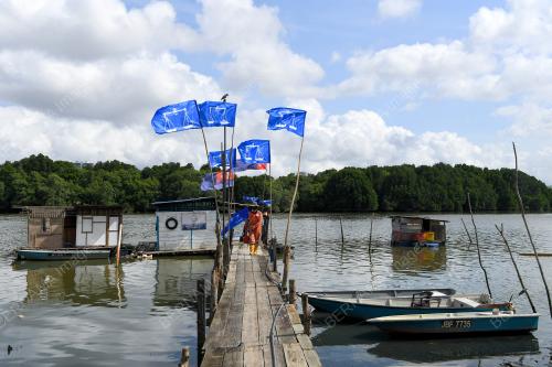 TINJUAN PEMASANGAN BENDERA PRN JOHOR 