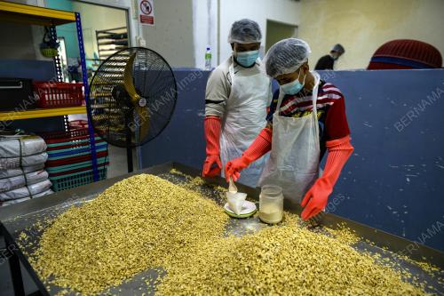 PEMBUATAN TEMPE DI POJI'S TEMPE, BUKIT TANGKAK