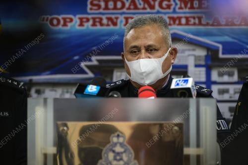 SIDANG MEDIA POLIS MELAKA BERKENAAN PRN MELAKA