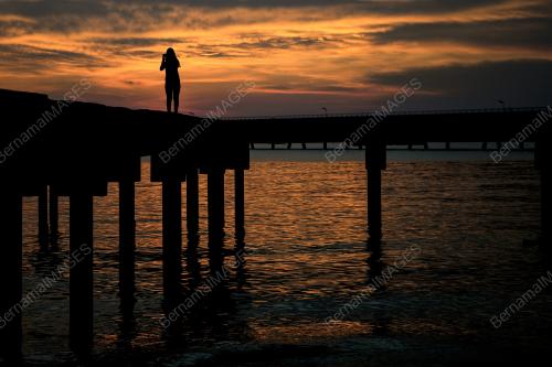 PEMANDANGAN MATAHARI TERBENAM DI PORT DICKSON