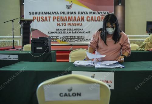 PERSEDIAAN PUSAT PENAMAAN CALON PRN SARAWAK