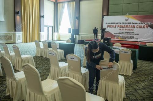 PERSEDIAAN PUSAT PENAMAAN CALON PRN SARAWAK