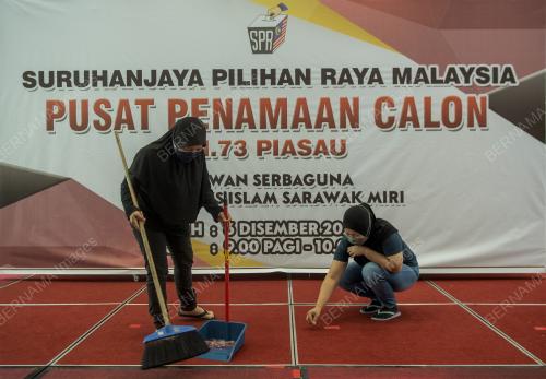 PERSEDIAAN PUSAT PENAMAAN CALON PRN SARAWAK