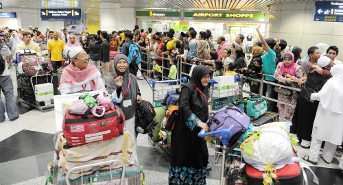 JEMAAH HAJI PERTAMA TIBA