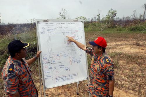 KEBAKARAN PAYA KUALA LANGAT SEPANG