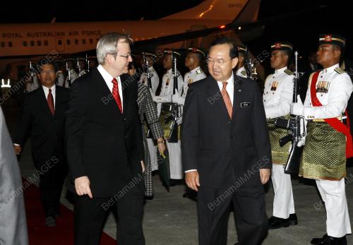 ARRIVAL OF KEVIN RUDD