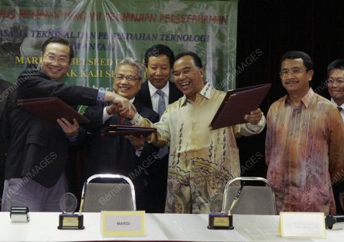 MARDI TANDATANGAN BENIH PADI HIBRID