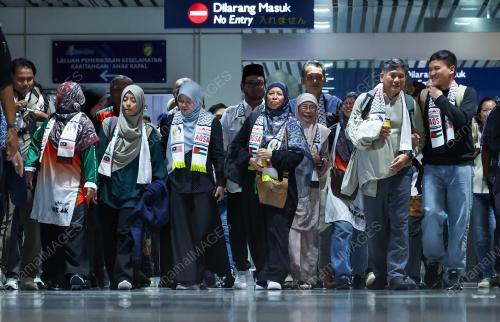 SUKARELAWAN KE GAZA PULANG