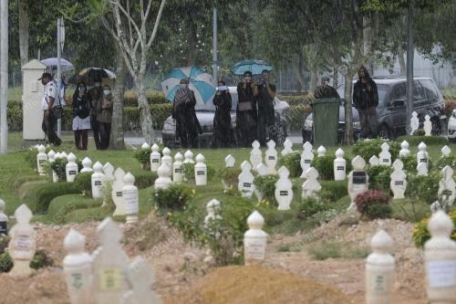 PENGGALI KUBUR URUS PENGKEBUMIAN JENAZAH COVID-19
