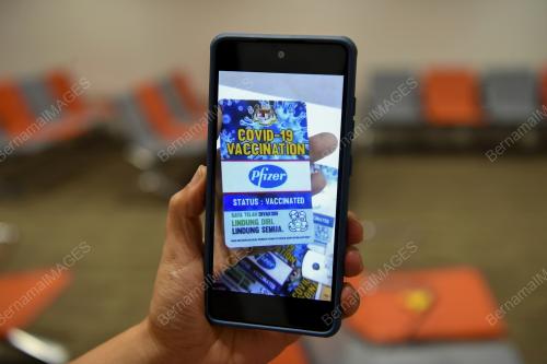 SIJIL FIZIKAL VAKSINASI COVID-19 TIDAK DIIKTIRAF