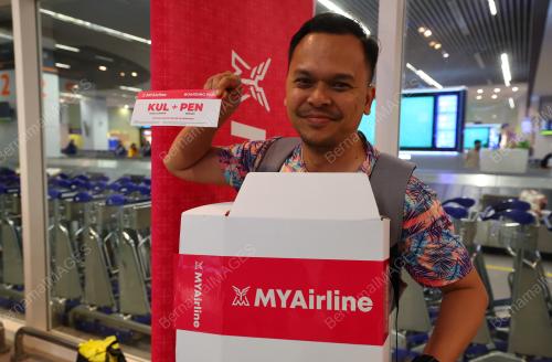 PENUMPANG MYAIRLINE KE SEJUTA