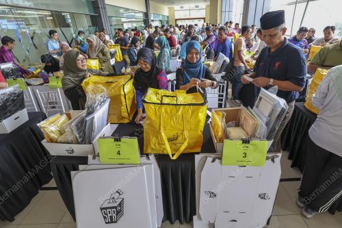 SEMAKAN ISI PETI UNDI DUN DENGKIL