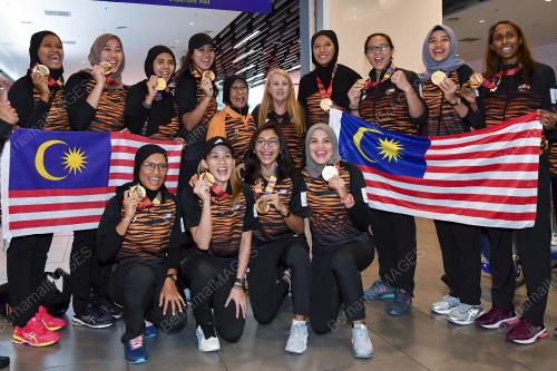 SKUAD EMAS BOLA JARING NEGARA PULANG