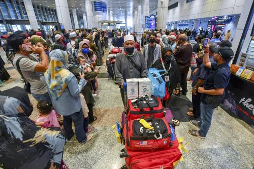 KEPULANGAN KUMPULAN PERTAMA JEMAAH HAJI MALAYSIA