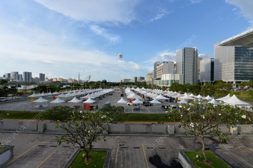PERSIAPAN PENIAGA BAZAR RAMADAN PUTRAJAYA