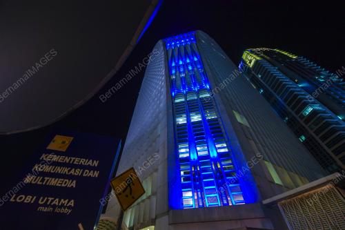 LIGHT UP BLUE @ PUTRAJAYA