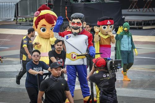 WATAK ANIMASI CERIAKAN HARI KEBANGSAAN