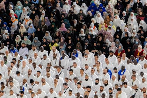 JEMAAH HAJI SOLAT SUBUH DI MASJIDIL HARAM