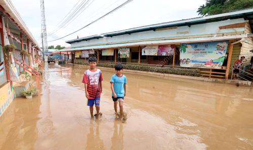 BANJIR DI KAMPUNG RAMPAYAN LAUT