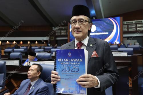 PEMBENTANGAN BAJET SABAH 2025 -DATUK MASIDI MANJUN