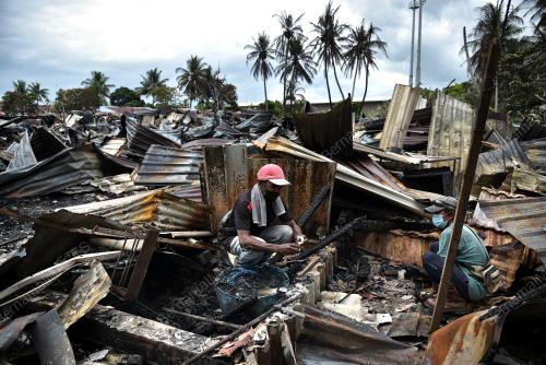 MANGSA KEBAKARAN RUMAH KONGSI PEKERJA LABUAN