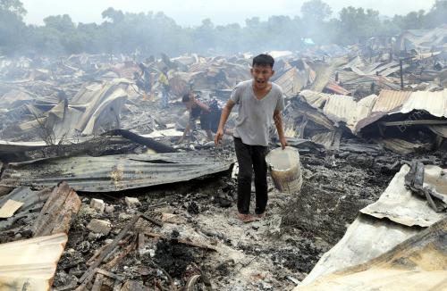 KEBAKARAN SETINGGAN KAMPUNG CEMPEKA LIKAS