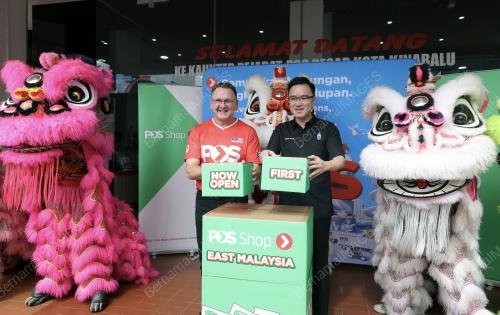 DATUK PHOONG JIN ZHE RASMI POS SHOP POS BESAR KOTA KINABALU