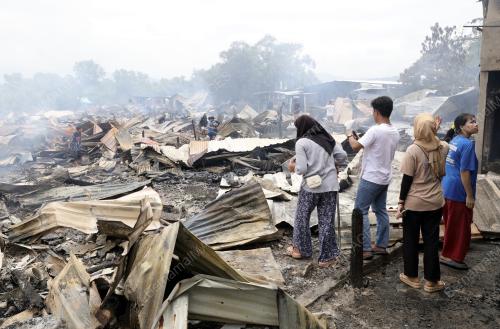 KEBAKARAN SETINGGAN KAMPUNG CEMPEKA LIKAS