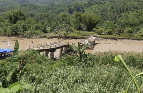 JAMBATAN RUNTUH SUNGAI LIWAGU