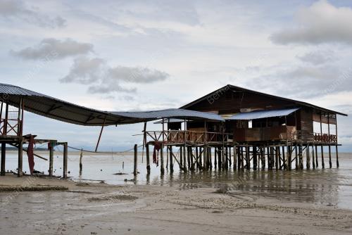 RESTAURANT DESTROYED BY A RARE TIDAL WAVE