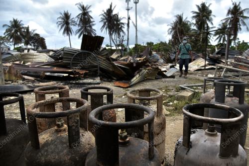 TINJAUAN SUSULAN KEBAKARAN RUMAH KONGSI PEKERJA LABUAN