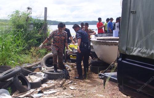 TRAGIDI KAPAL TERBAKAR DI KUDAT