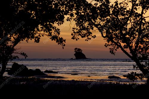 SUNSET AT TANJUNG LAYANG LAYANGAN GEOPARK - OF PULAU ULAR