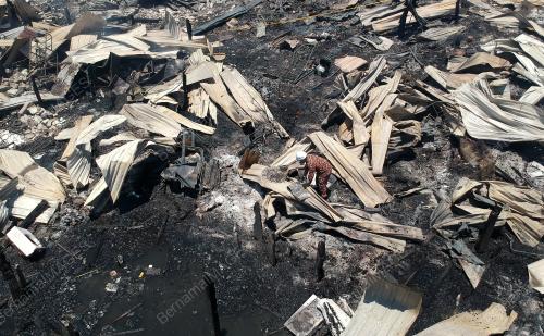 RUMAH SETINGGAN TERBAKAR